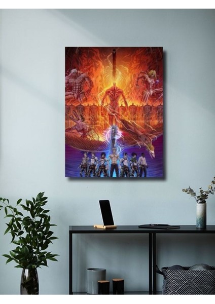 Attack On Titan, Anime - Manga Serisi, Özel Tasarım Kağıt Poster, Duvar Sanatı modelleri
