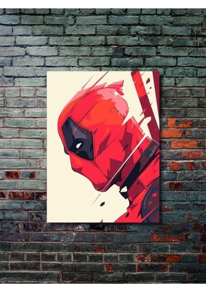Deadpool - Marvel - Dizi, Film ve Karakter Özel Tasarım Poster Serisi, Eşsiz Tasarım,