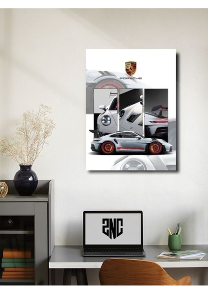 Porsche 911 Gt3 Rs, Eşsiz Tasarım Otomobil Posterleri, Özel Tasarım Kağıt Poster fiyatları