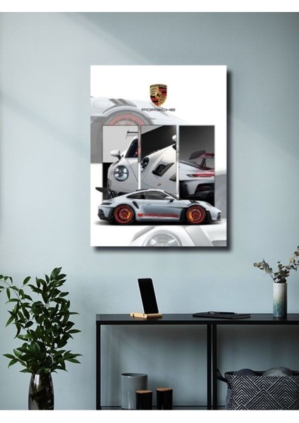 Porsche 911 Gt3 Rs, Eşsiz Tasarım Otomobil Posterleri, Özel Tasarım Kağıt Poster modelleri