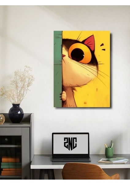 Sevimli Kedi, Hayvanlar Alemi Posteri, Özel Tasarım Kağıt Poster, Duvar Sanatı