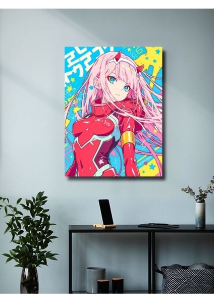 Zero Two - Darling In The Franxx - Anime & Manga Posterleri, Özel Tasarım Kağıt Poster modelleri