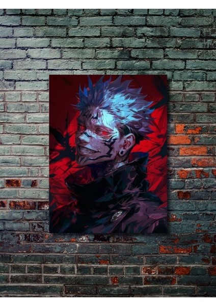Ryomen Sukuna - Jujutsu Kaisen, Anime - Manga Serisi, Özel Tasarım Kağıt Poster, Duvar Sanatı