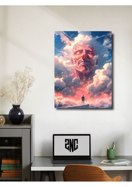 Colossal Titan - Attack On Titan, Anime - Manga Serisi, Özel Tasarım Kağıt Poster, Duvar Sanatı fiyatları