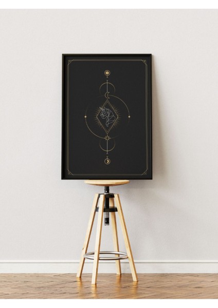 Bohem Minimalist Tasarım, Boho Sanatı Posterleri, Özel Tasarım Kağıt Poster