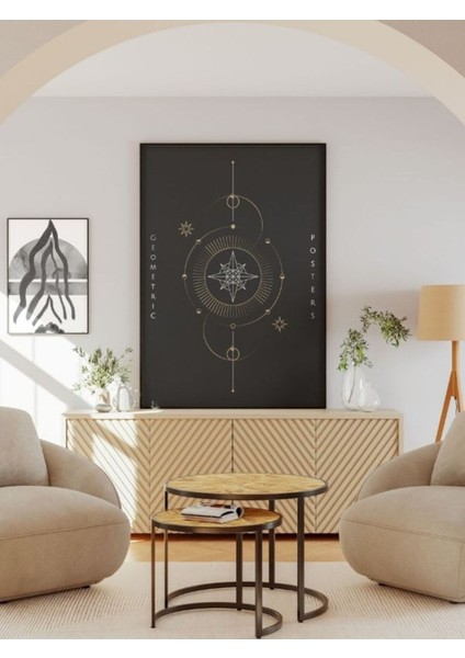 Bohem Minimalist Tasarım, Boho Sanatı Posterleri, Özel Tasarım Kağıt Poster