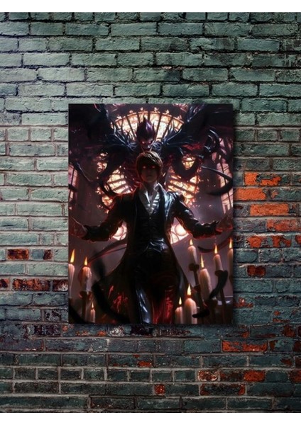 Yagami Light, Death Note, Özel Tasarım Kağıt Poster, Duvar Sanatı