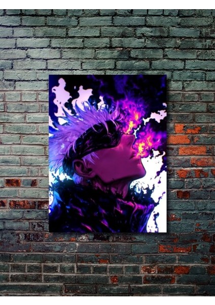 Satoru Gojo - Jujutsu Kaisen, Anime - Manga Serisi, Özel Tasarım Kağıt Poster, Duvar Sanatı