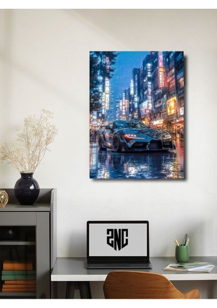 Toyota Supra - Eşsiz Tasarım Otomobil Posterleri, Özel Tasarım Kağıt Poster fiyatları