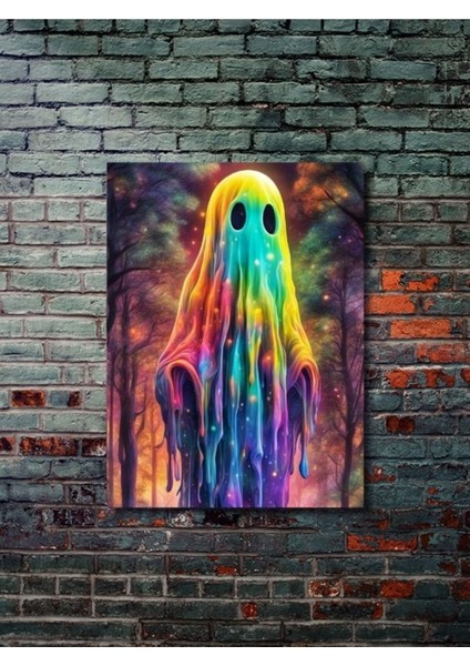 Hayalet Temalı Özel Tasarım Kağıt Poster, Eşsiz Tasarım Tarih, Mitoloji, Karakter Posterleri,