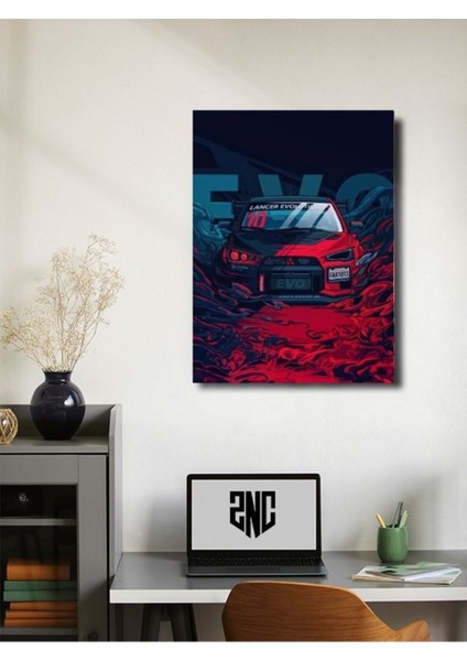 Mitsubishi - Evo 10 - Eşsiz Tasarım Motosiklet Posterleri, Özel Tasarım Kağıt Poster fiyatları