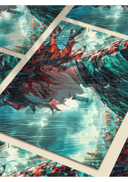 Tanjiro - Demon Slayer - Anime & Manga Posterleri, Özel Tasarım Kağıt Poster fırsatları