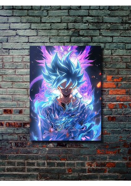 Goku - Dragon Ball - Anime Posterleri, Özel Tasarım Kağıt Poster, Duvar Sanatı