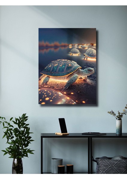 Kaplumbağa Teması, Özel Tasarım Kağıt Poster, Duvar Sanatı fiyatları