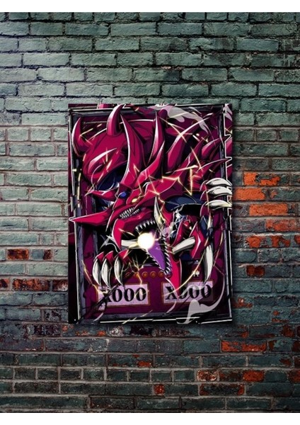 Slifer - Yugioh - Anime & Manga Posterleri, Özel Tasarım Kağıt Poster