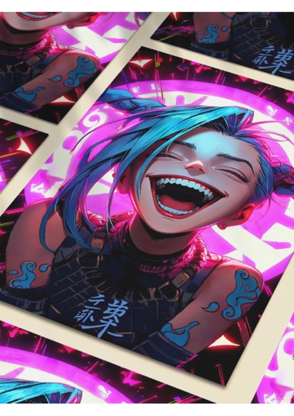 Jinx - Gaming Posterleri, Özel Tasarım Kağıt Poster, Duvar Sanatı fırsatları
