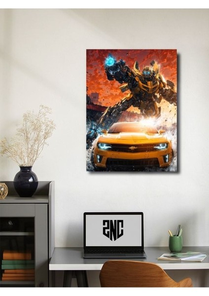 Bumblebee - Transformers - Dizi, Film ve Karakter Özel Tasarım Poster Serisi, Eşsiz Tasarım, fiyatları