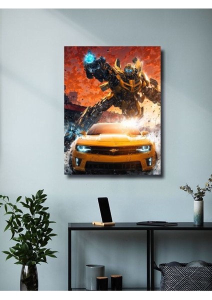 Bumblebee - Transformers - Dizi, Film ve Karakter Özel Tasarım Poster Serisi, Eşsiz Tasarım, modelleri