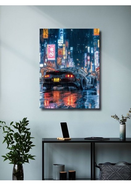 Toyota Supra - Eşsiz Tasarım Otomobil Posterleri, Özel Tasarım Kağıt Poster modelleri