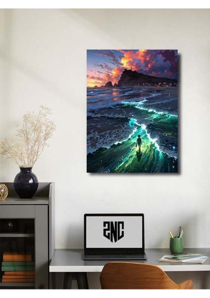 Manzara, Doğa Temalı Poster, Özel Tasarım Kağıt Poster, Duvar Sanatı