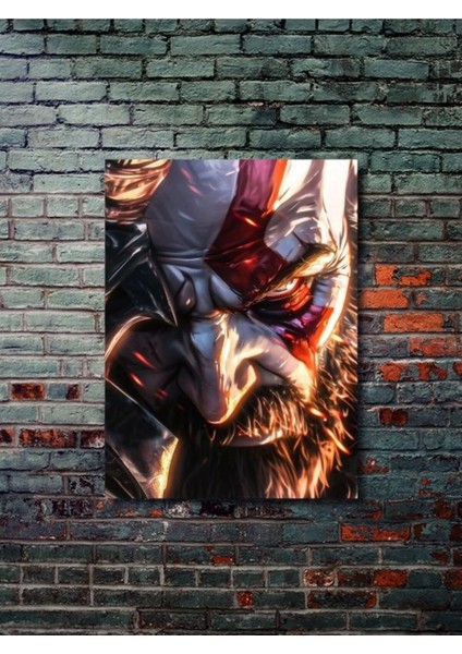 Kratos - God Of War - Oyun / Gaming Posterleri, Özel Tasarım Kağıt Poster, Duvar Sanatı