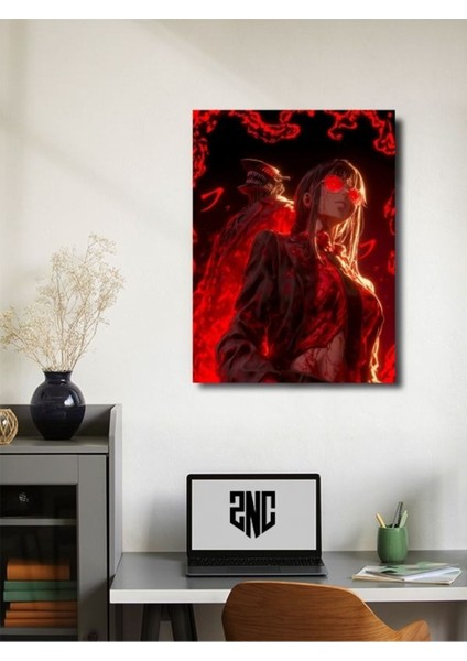 Makima - Chainsaw Man, Anime - Manga Serisi, Özel Tasarım Kağıt Poster, Duvar Sanatı fiyatları