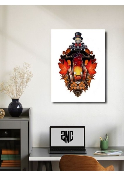 Yürüyen Şato (Howl's Moving Castle) - Anime & Manga Posterleri, Özel Tasarım Kağıt Poster fiyatları