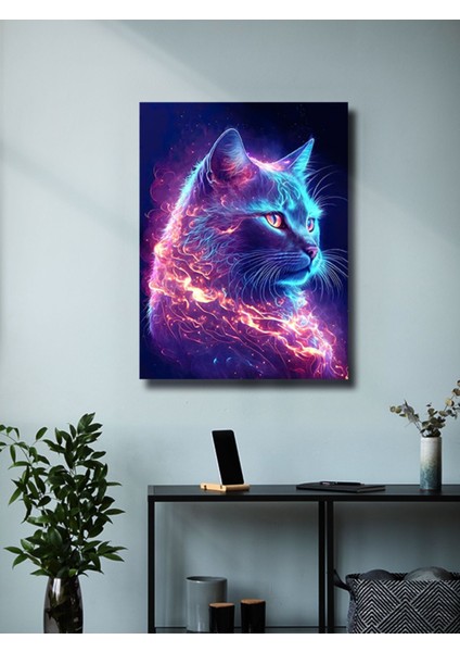 Kedi Teması, Özel Tasarım Kağıt Poster, Duvar Sanatı