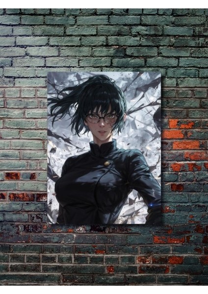 Maki Zenin - Jujutsu Kaisen, Anime - Manga Serisi, Özel Tasarım Kağıt Poster, Duvar Sanatı