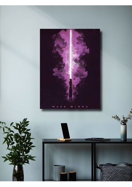 Mace Windu, Starwars Işın Kılıcı Koleksiyon, Film ve Karakter Özel Tasarım Poster Serisi modelleri