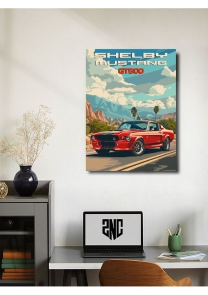 Shelby GT500, Eşsiz Tasarım Otomobil Posterleri, Özel Tasarım Kağıt Poster fiyatları