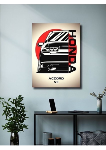 Accord Vıı - Honda - Eşsiz Tasarım Motosiklet Posterleri, Özel Tasarım Kağıt Poster modelleri