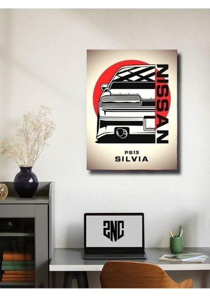 Silvia PS13 - Nissan - Eşsiz Tasarım Motosiklet Posterleri, Özel Tasarım Kağıt Poster fiyatları