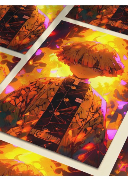 Kimetsu, Demon Slayer Posterleri, Özel Tasarım Kağıt Poster, Duvar Sanatı fırsatları