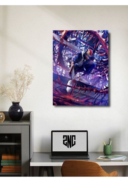 Denji - Chainsaw Man, Anime - Manga Serisi, Özel Tasarım Kağıt Poster, Duvar Sanatı fiyatları