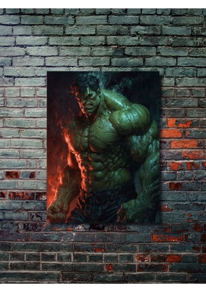 Hulk - Marvel - Film & Dizi Posterleri, Özel Tasarım Kağıt Poster, Duvar Sanatı