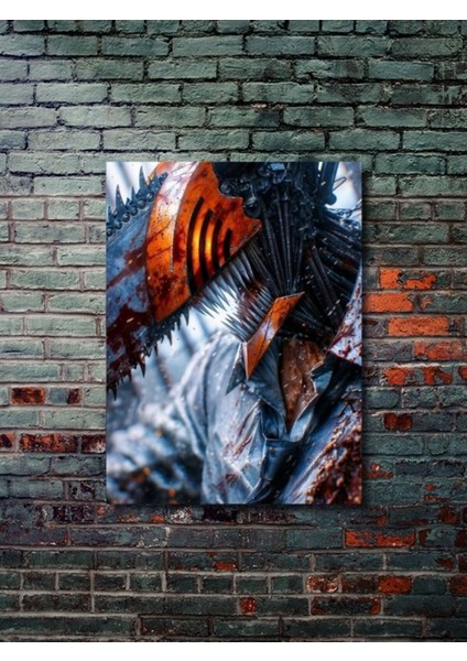 Denji - Chainsaw Man, Anime - Manga Serisi, Özel Tasarım Kağıt Poster, Duvar Sanatı