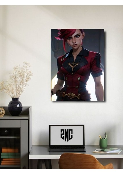 Vi - Arcane - Lol - Oyun Posterleri, Özel Tasarım Kağıt Poster fiyatları