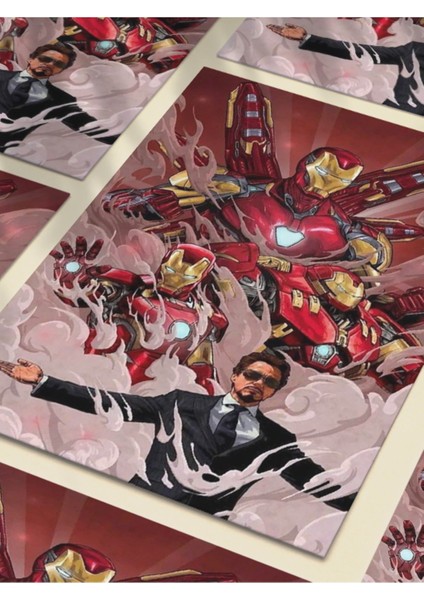 Ironman, Marvel, Dizi, Film ve Karakter Özel Tasarım Poster Serisi, Eşsiz Tasarım, fırsatları