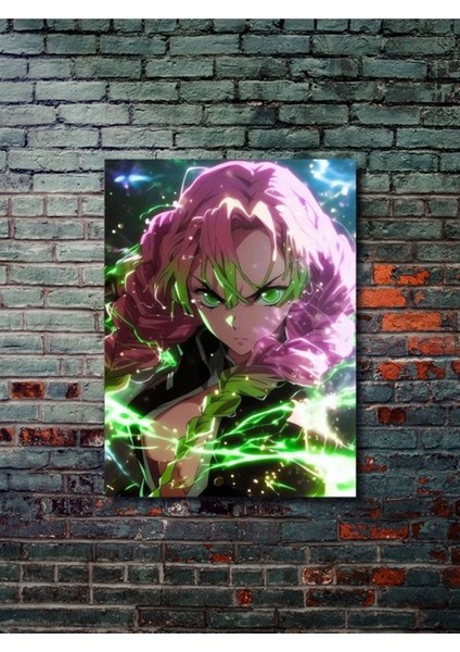 Mitsuri Kanroji - Demon Slayer - Anime & Manga Posterleri, Özel Tasarım Kağıt Poster