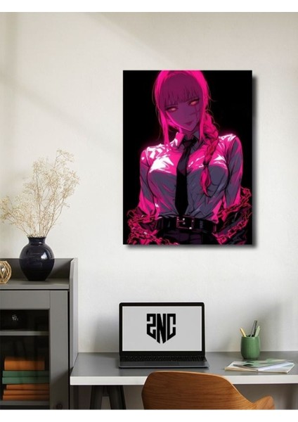 Makima - Chainsaw Man, Anime - Manga Serisi, Özel Tasarım Kağıt Poster, Duvar Sanatı fiyatları