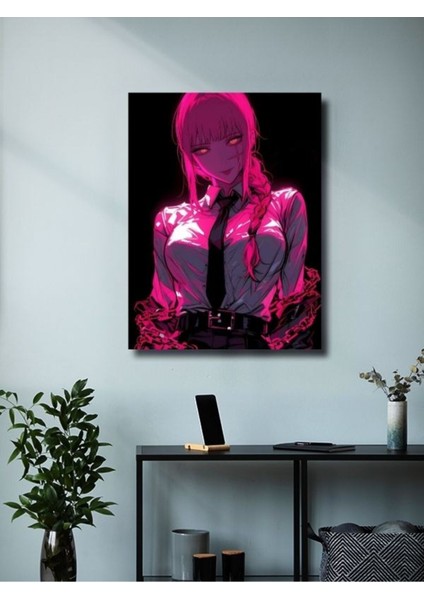 Makima - Chainsaw Man, Anime - Manga Serisi, Özel Tasarım Kağıt Poster, Duvar Sanatı modelleri