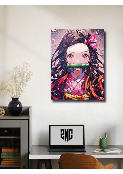Nezuko - Demon Slayer - Anime & Manga Posterleri, Özel Tasarım Kağıt Poster, Duvar Sanatı modelleri