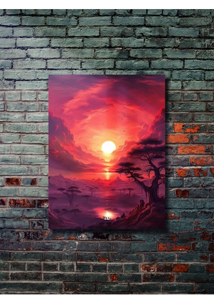 Manzara, Doğa Temalı Poster, Özel Tasarım Kağıt Poster, Duvar Sanatı