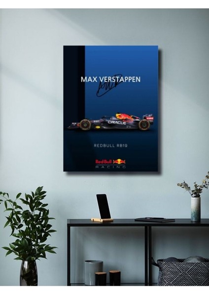 Max Verstappe - Formula -1 - Eşsiz Tasarım Otomobil Posterleri, Özel Tasarım Kağıt Poster modelleri