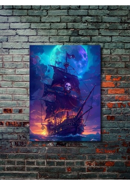 Korsan Temalı Posterler, Mitoloji, Karakter Posterleri, Özel Tasarım Kağıt Poster,