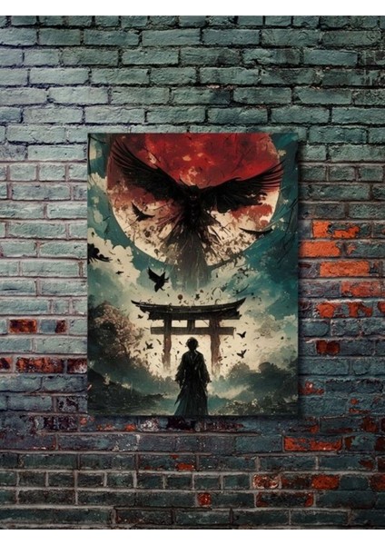 Japon Kültürü Eşsiz Tasarım, Mitoloji, Karakter Posterleri, Özel Tasarım Kağıt Poster,