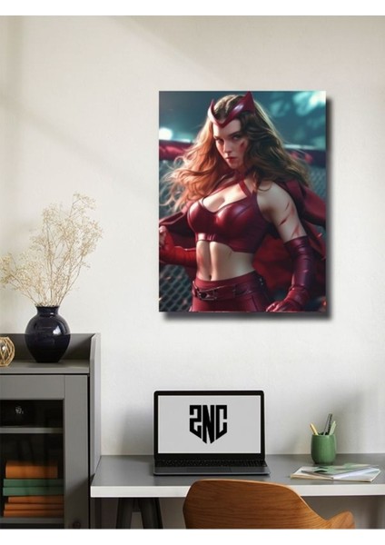 Wanda Maximoff - Marvel - Dizi, Film ve Karakter Özel Tasarım Poster Serisi, Eşsiz Tasarım, fiyatları