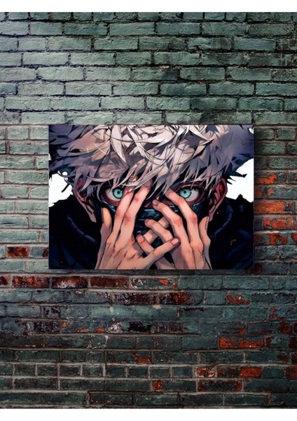 Satoro Gojo - Jujutsu Kaisen - Anime & Manga Posterleri, Özel Tasarım Kağıt Poster