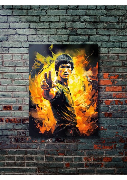 Bruce Lee, Film, Dizi, Karakter Posterleri, Özel Tasarım Kağıt Poster, Duvar Sanatı